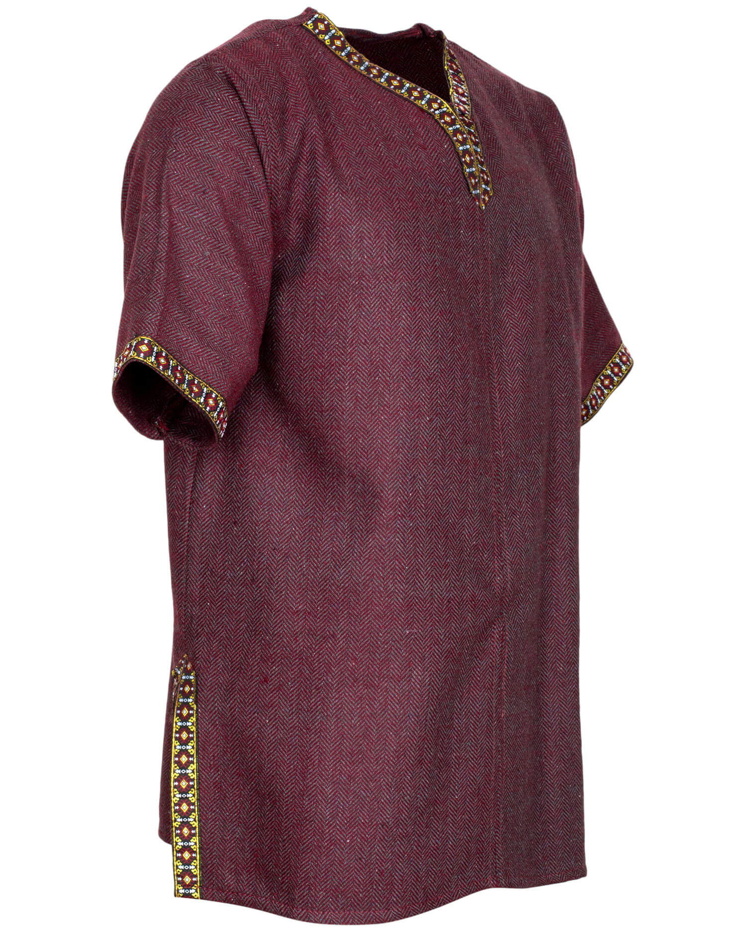 Fischgrat Tunika mit Borte Restposten